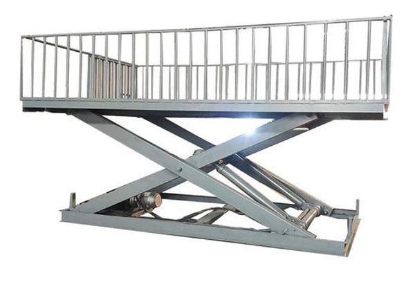 固定剪叉式卸猪台