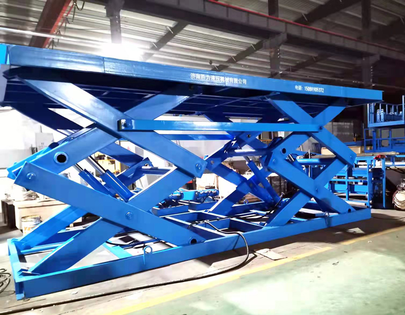 云南滇通市政定做的10吨固定剪叉升降平台