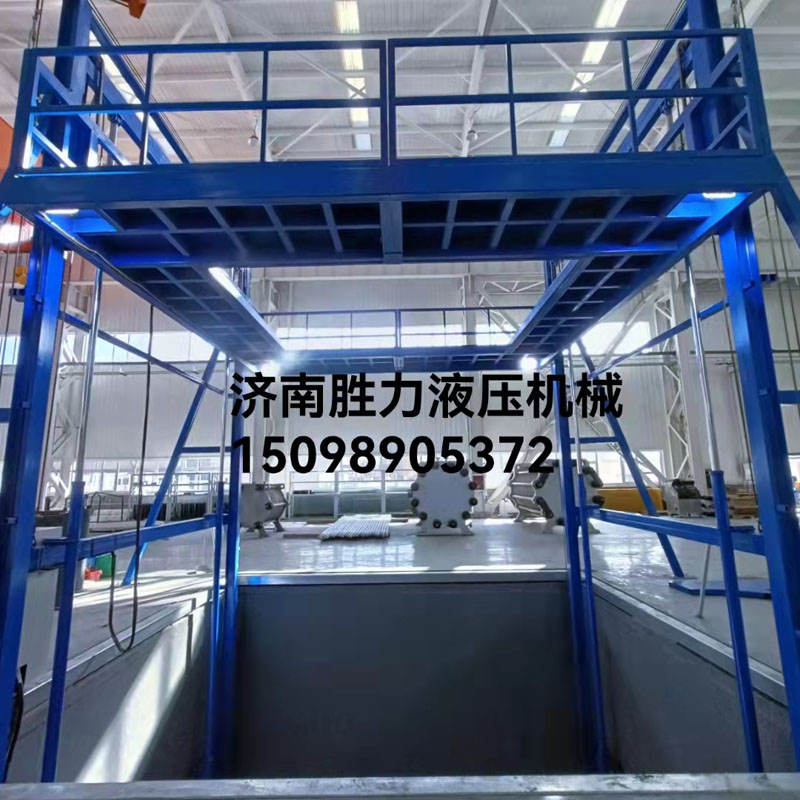 载重5吨特殊导轨式升降机2台安装完毕！